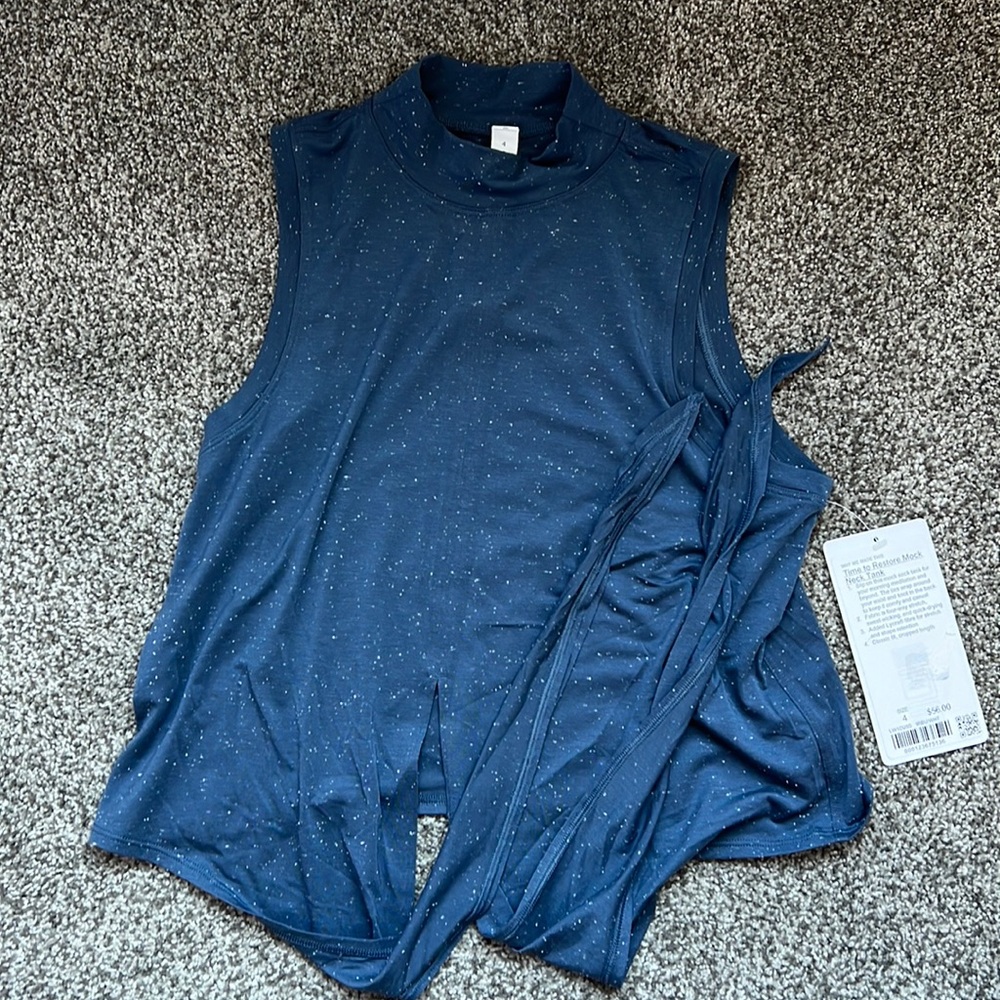 Time to Restore Mock Neck Tank